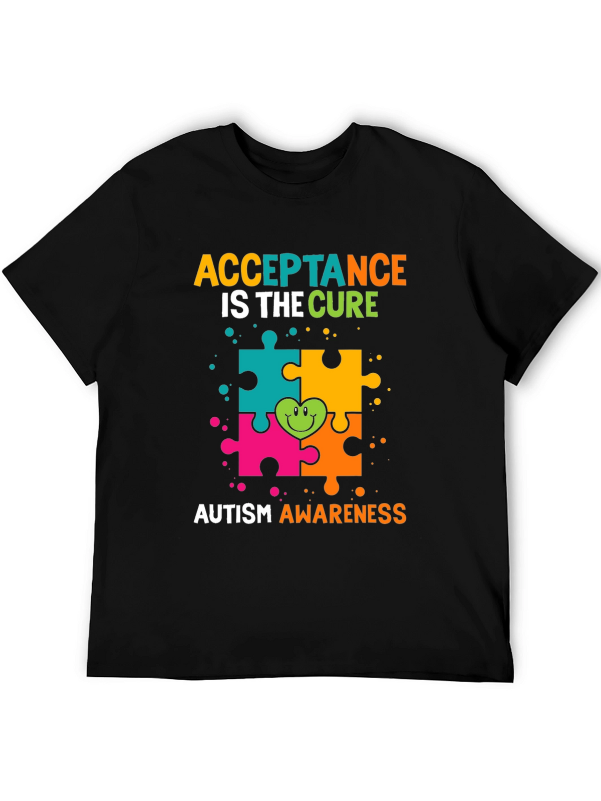 Autism Awareness T-Shirt - Acceptance Is The Cure
