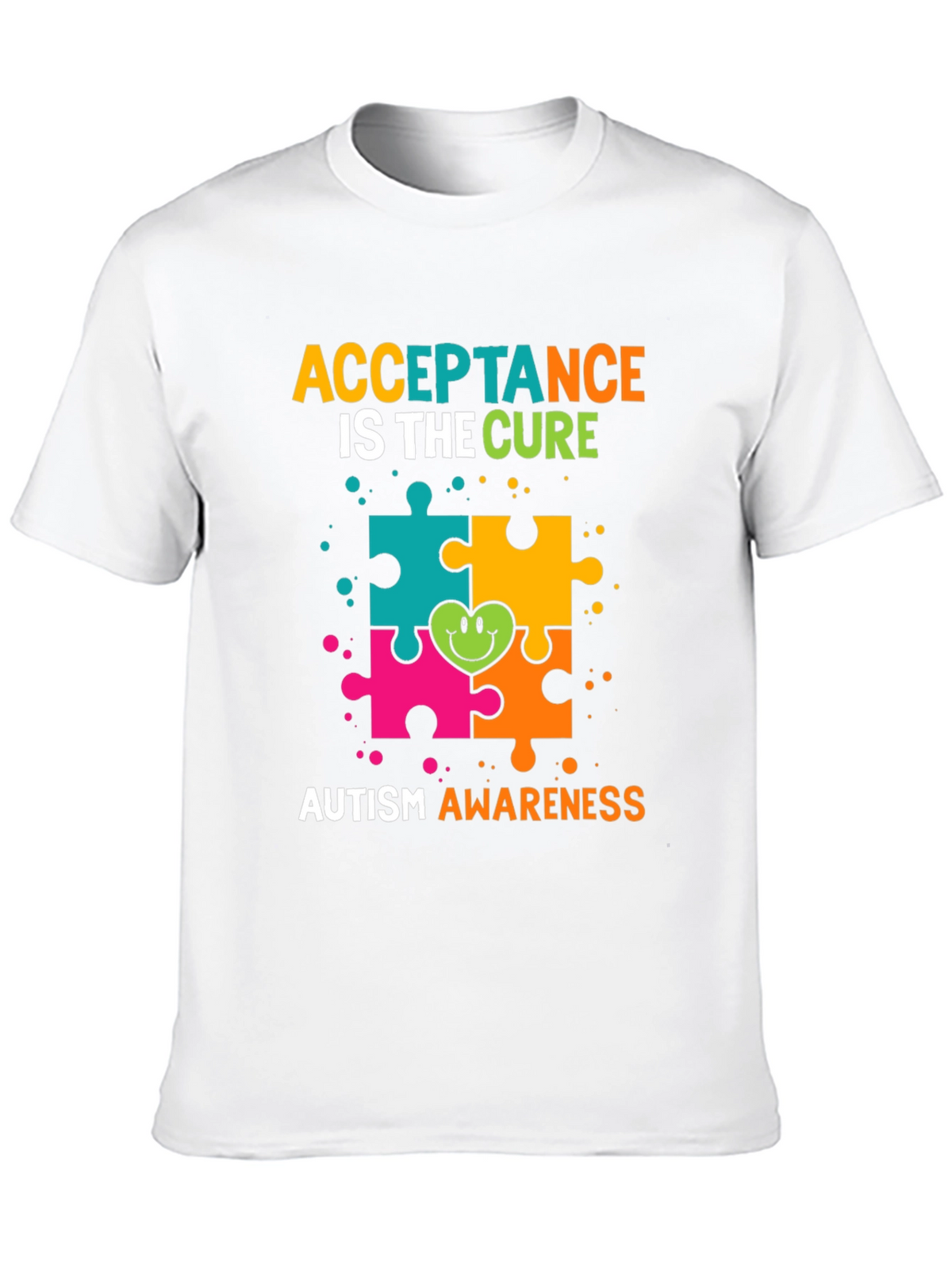 Autism Awareness T-Shirt - Acceptance Is The Cure