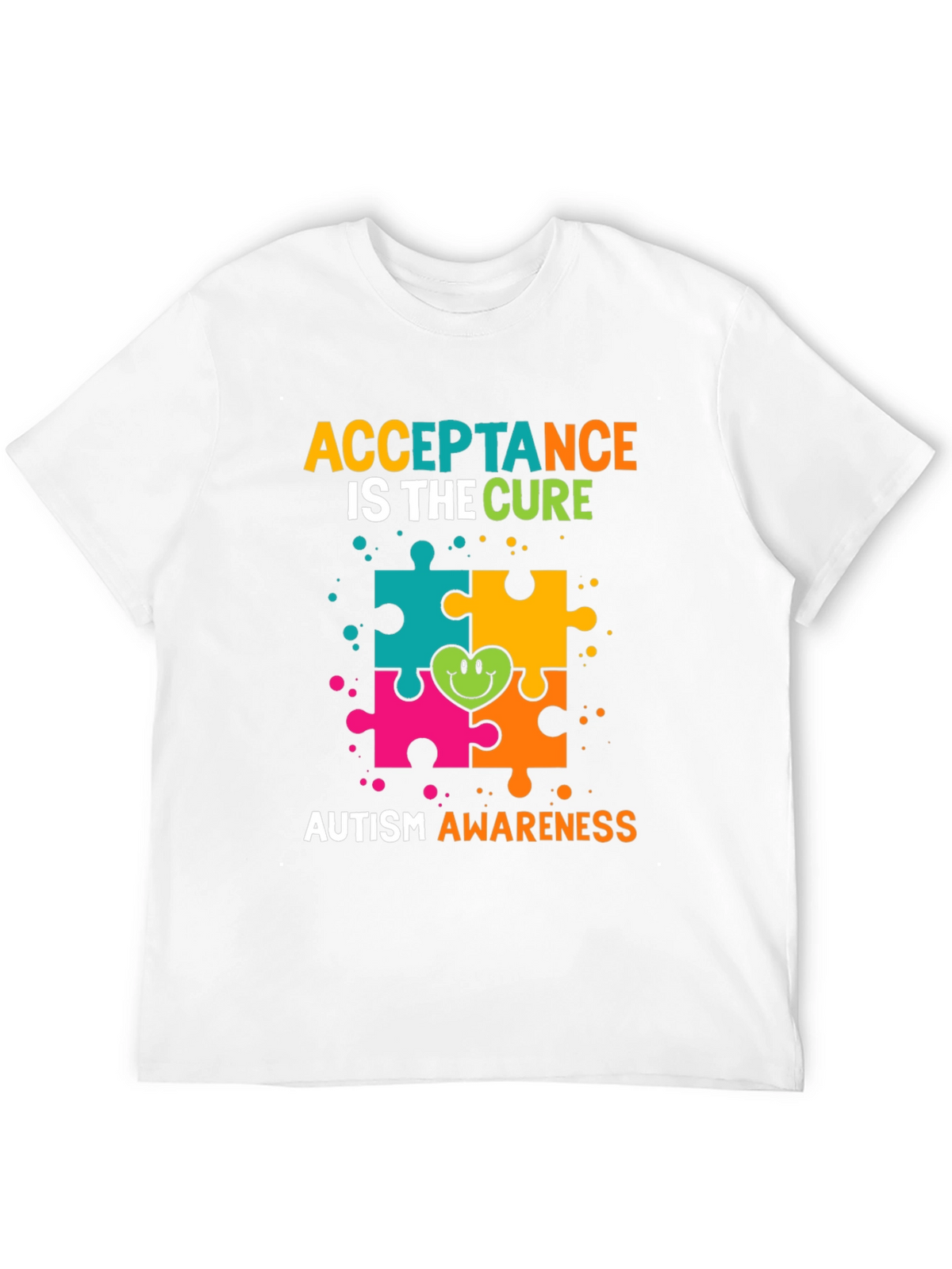 Autism Awareness T-Shirt - Acceptance Is The Cure