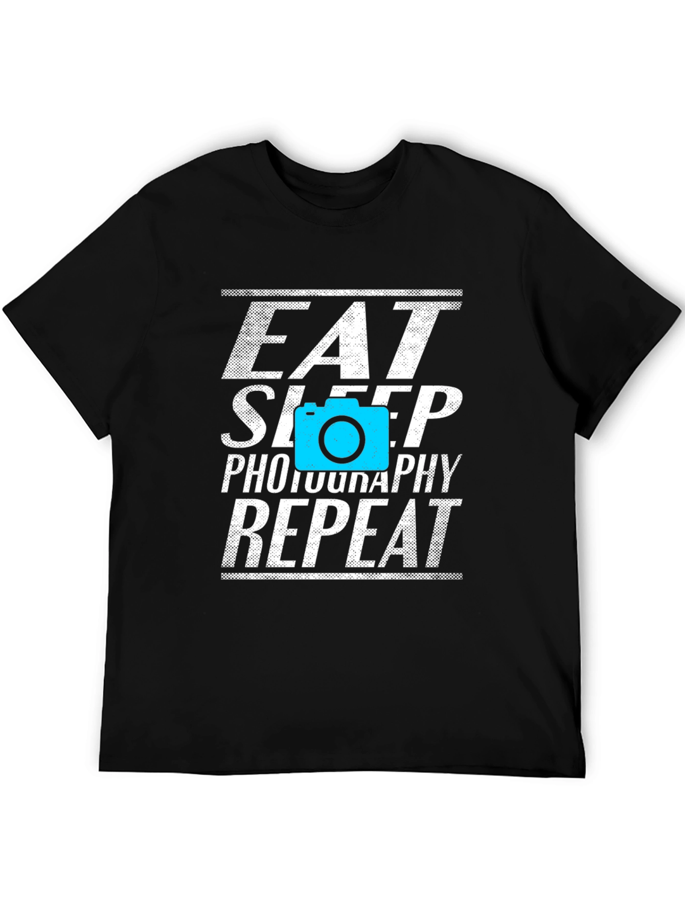 Eat Sleep Photography Repeat Black T-Shirt