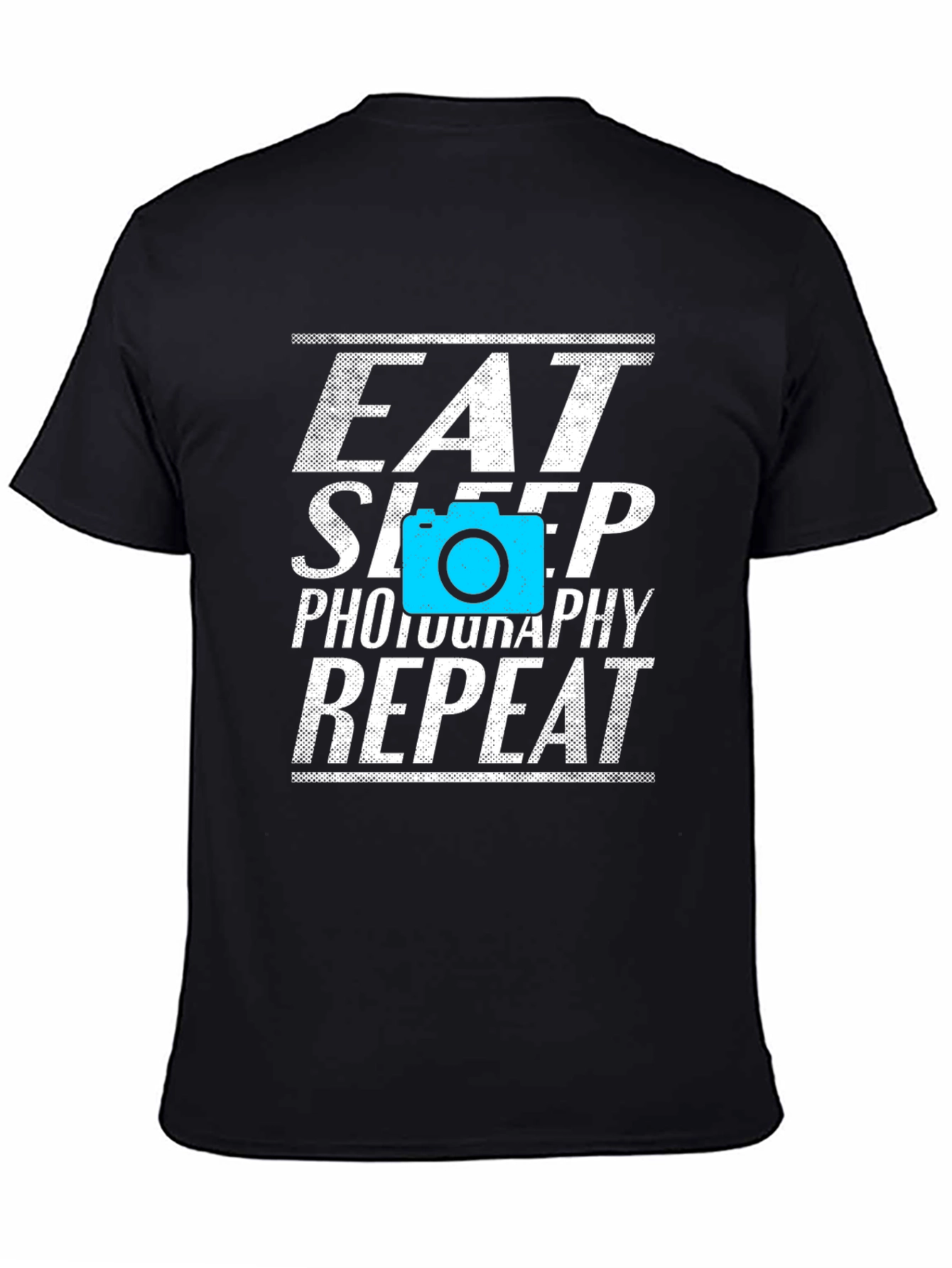 Eat Sleep Photography Repeat Black T-Shirt