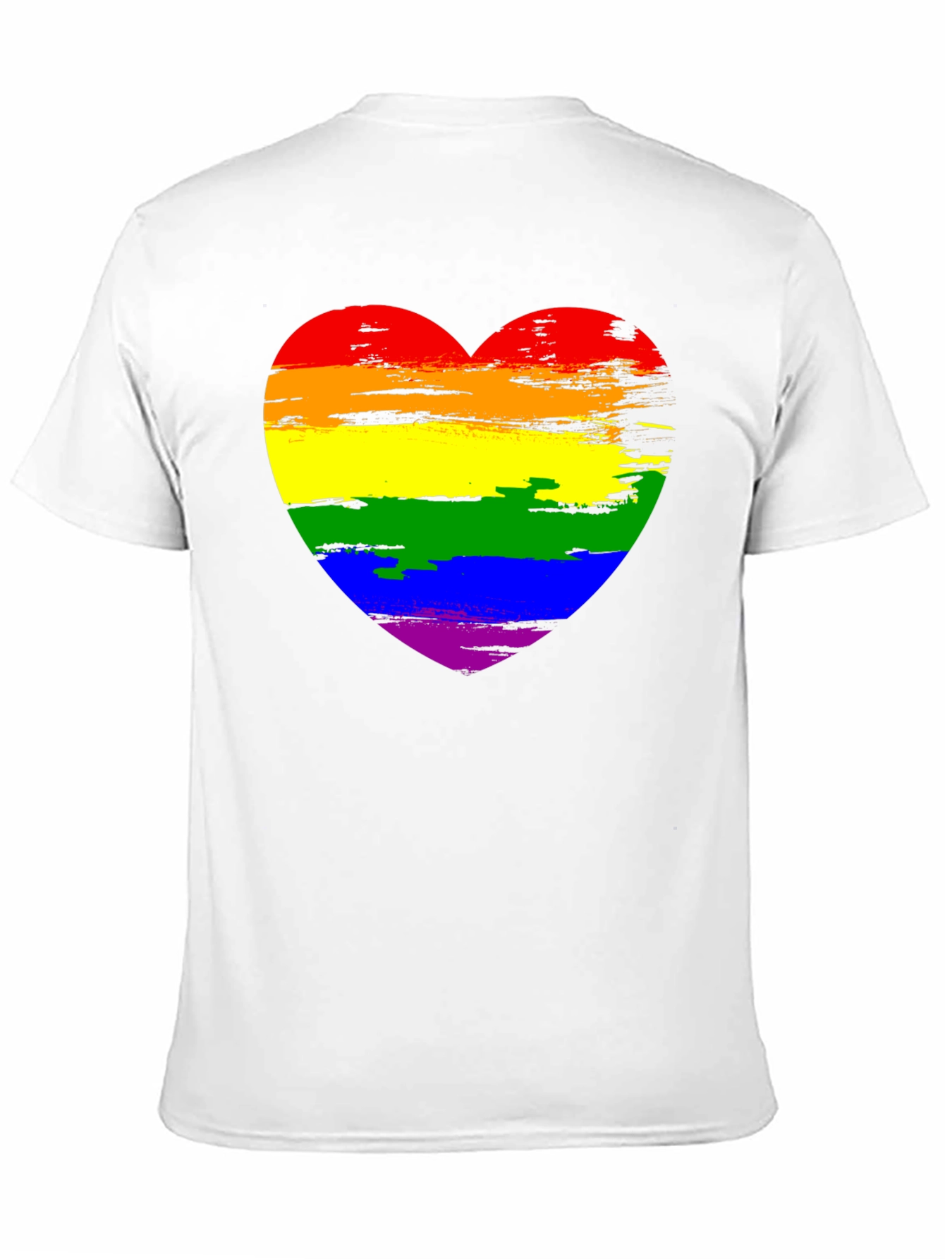 Rainbow Heart Graphic Tee - Pride Shirt