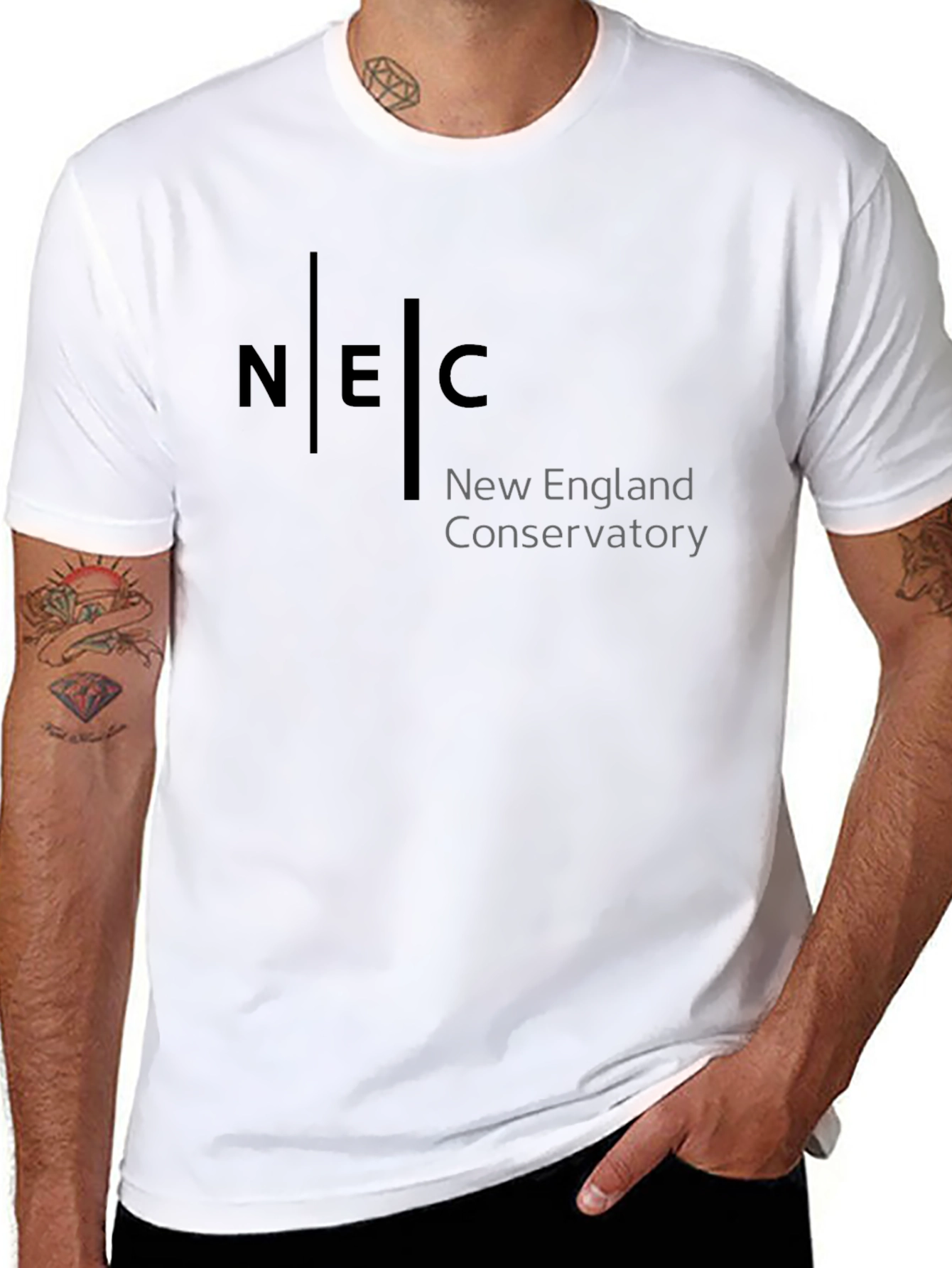 NEC New England Conservatory Black T-Shirt