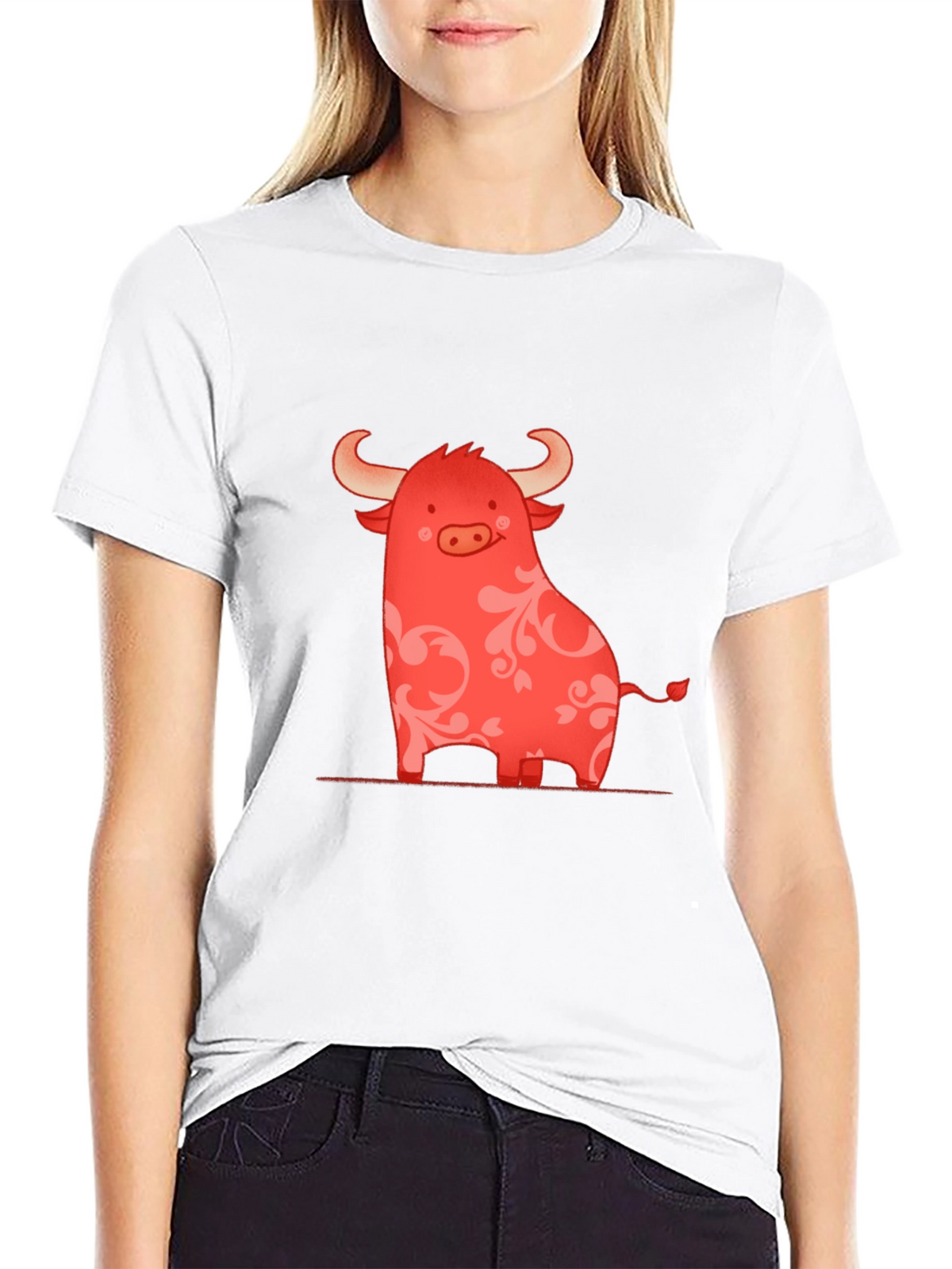 Red Bull Graphic Print Crew Neck T-Shirt