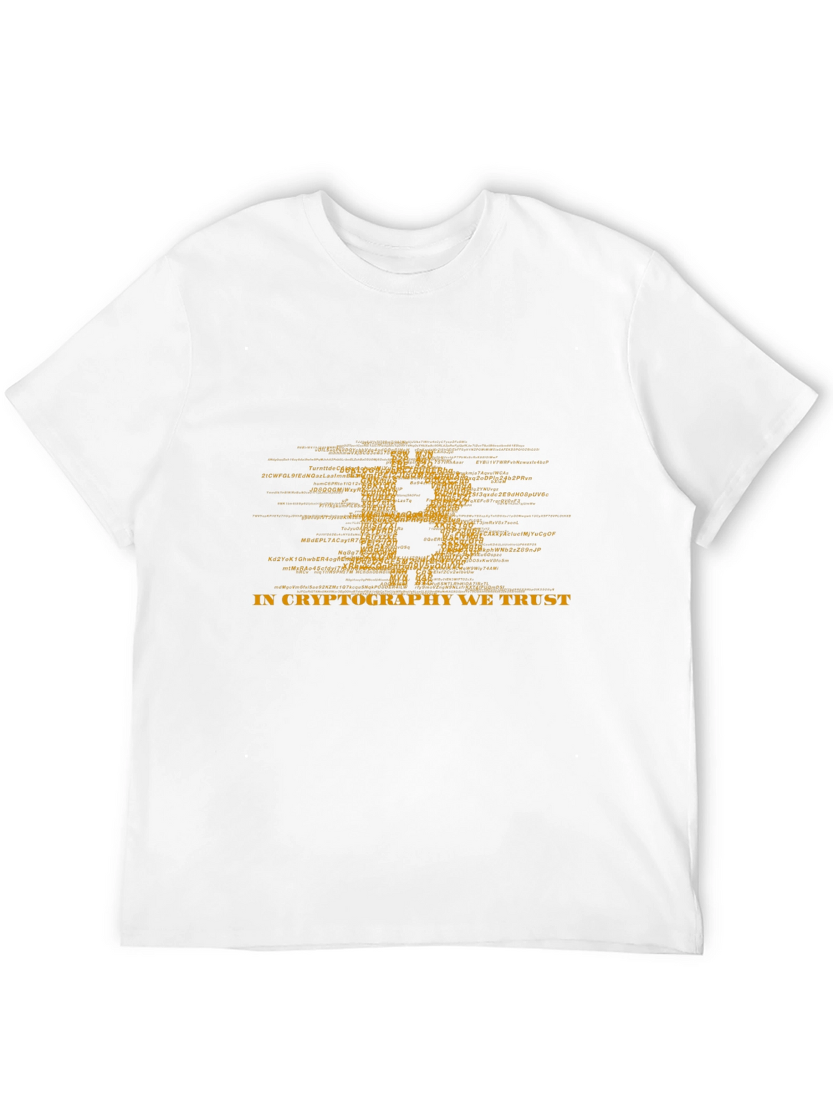 Bitcoin Crypto T-Shirt - In Cryptography We Trust
