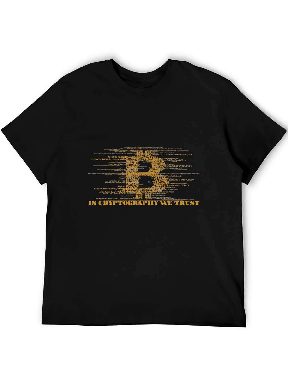 Bitcoin Crypto T-Shirt - In Cryptography We Trust