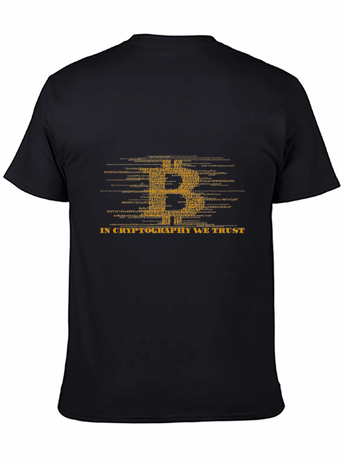 Bitcoin Crypto T-Shirt - In Cryptography We Trust