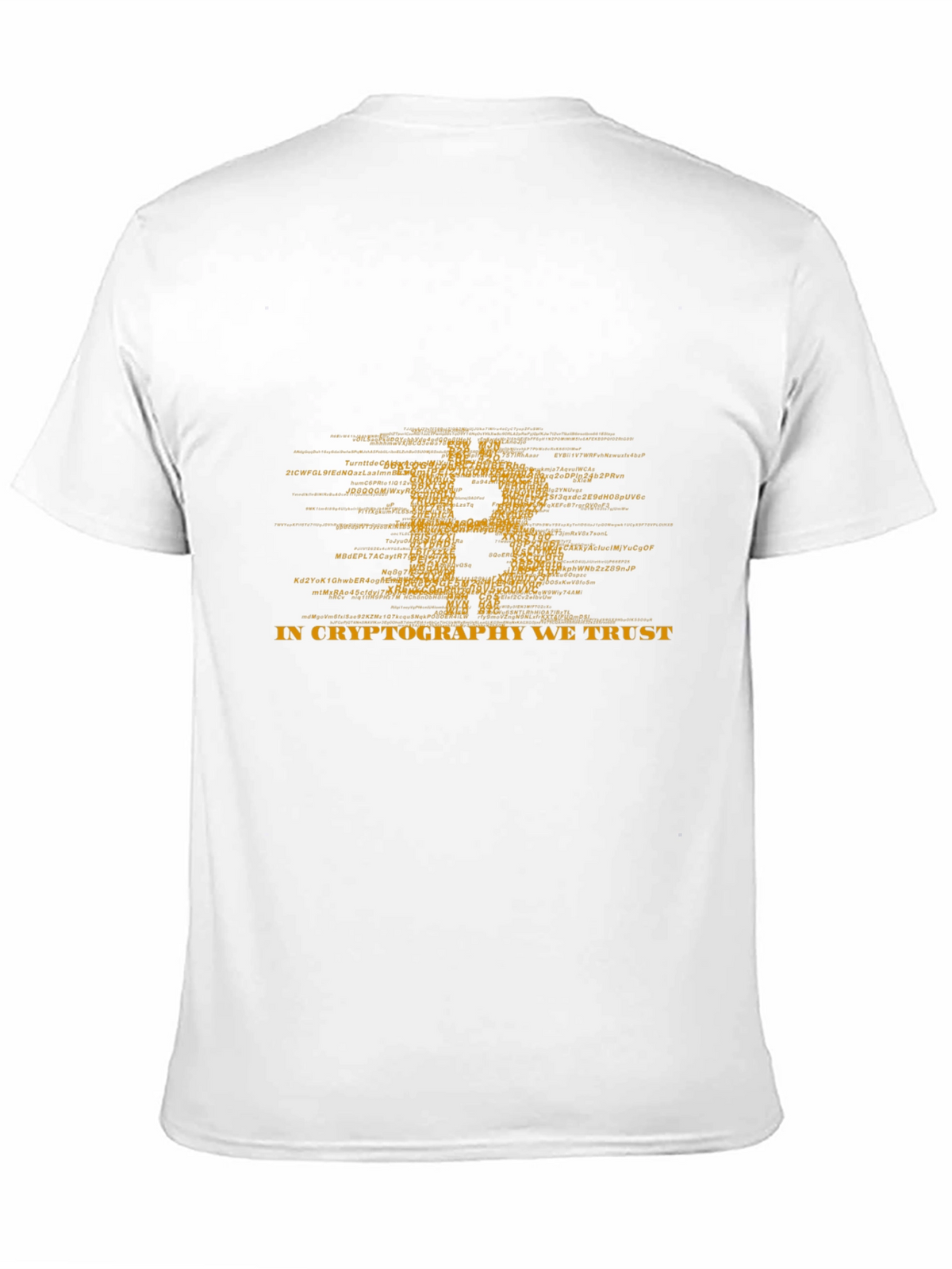 Bitcoin Crypto T-Shirt - In Cryptography We Trust