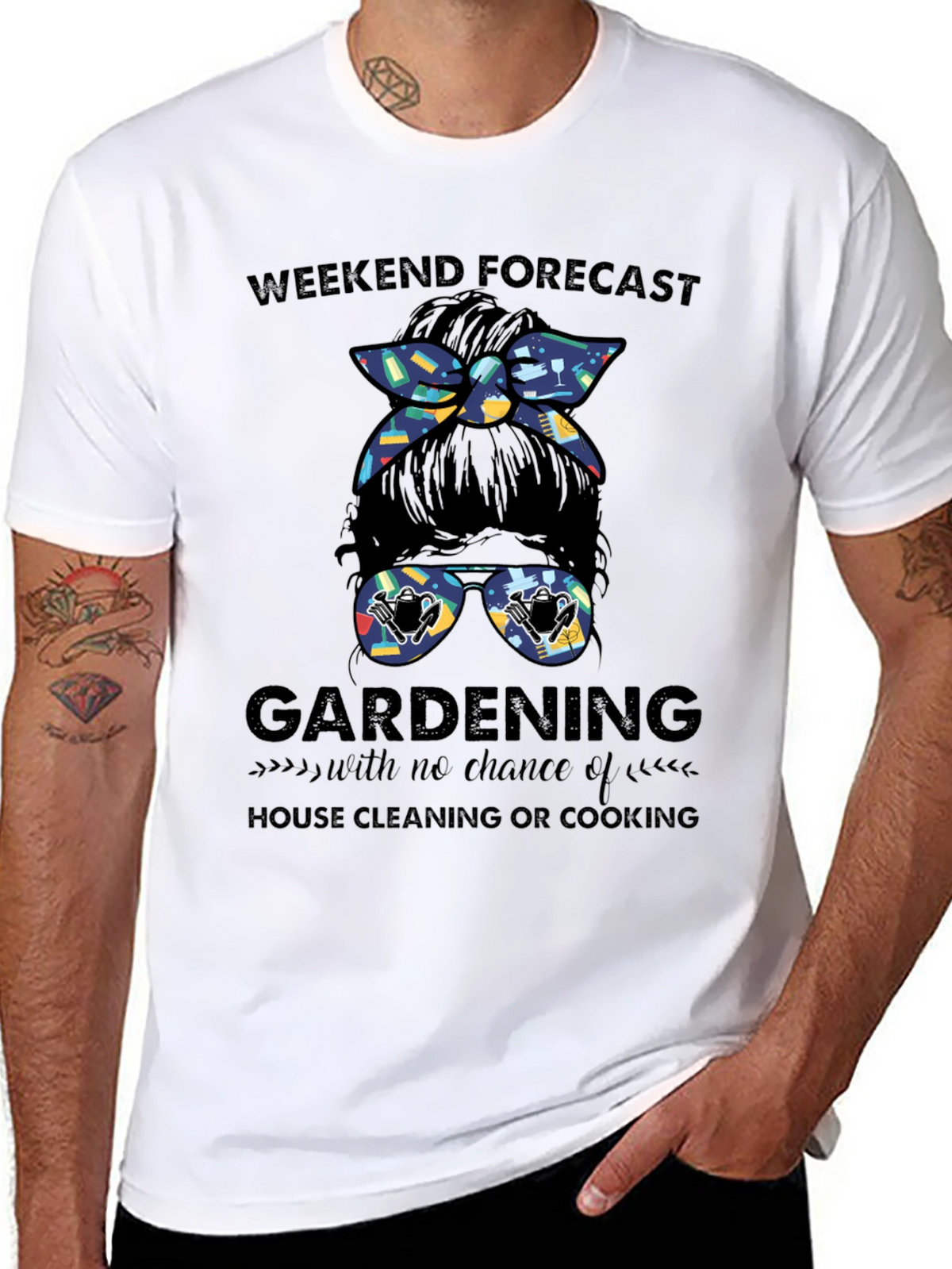 Gardening Weekend Forecast T-Shirt