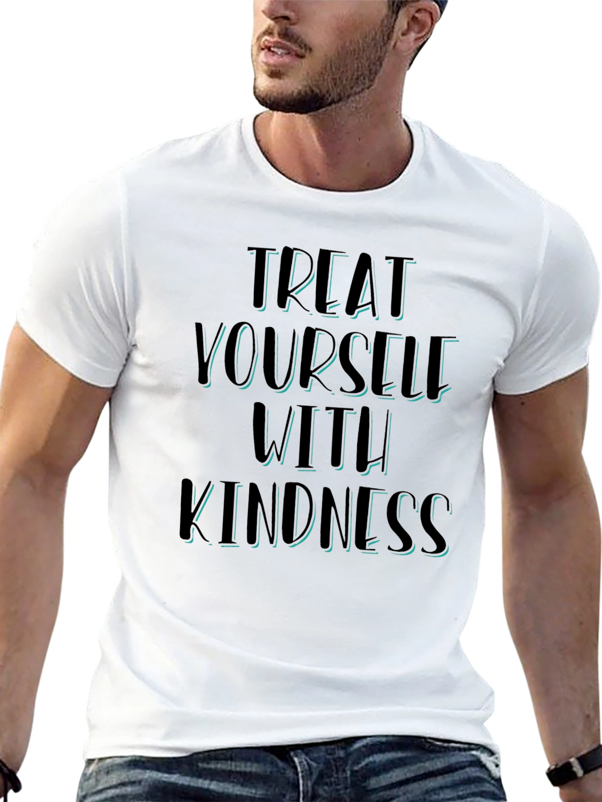 Treat Yourself With Kindness Graphic Tee