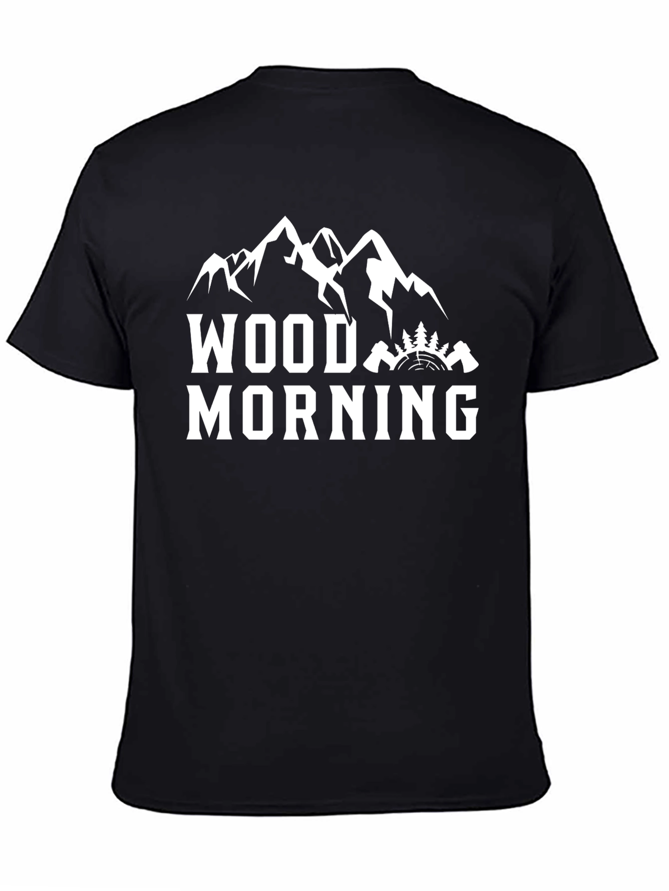 Wood Morning T-Shirt - Mountain Graphic Tee