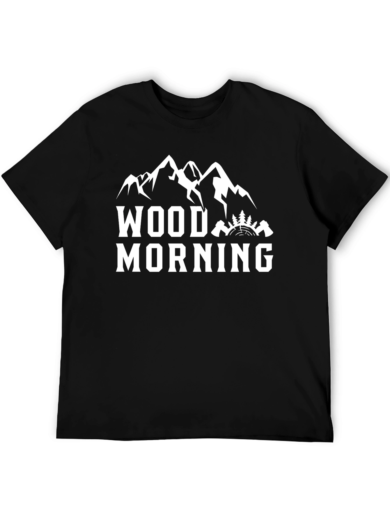 Wood Morning T-Shirt - Mountain Graphic Tee