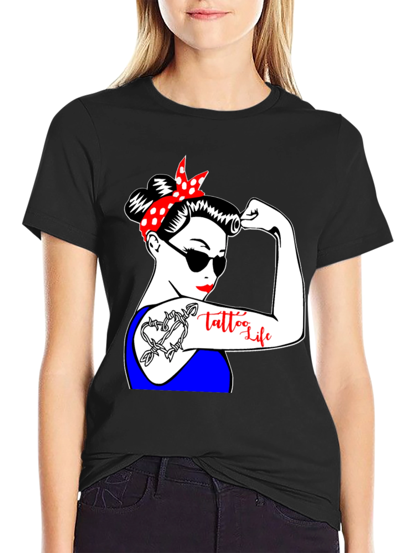 Tattooed Rosie the Riveter T-Shirt