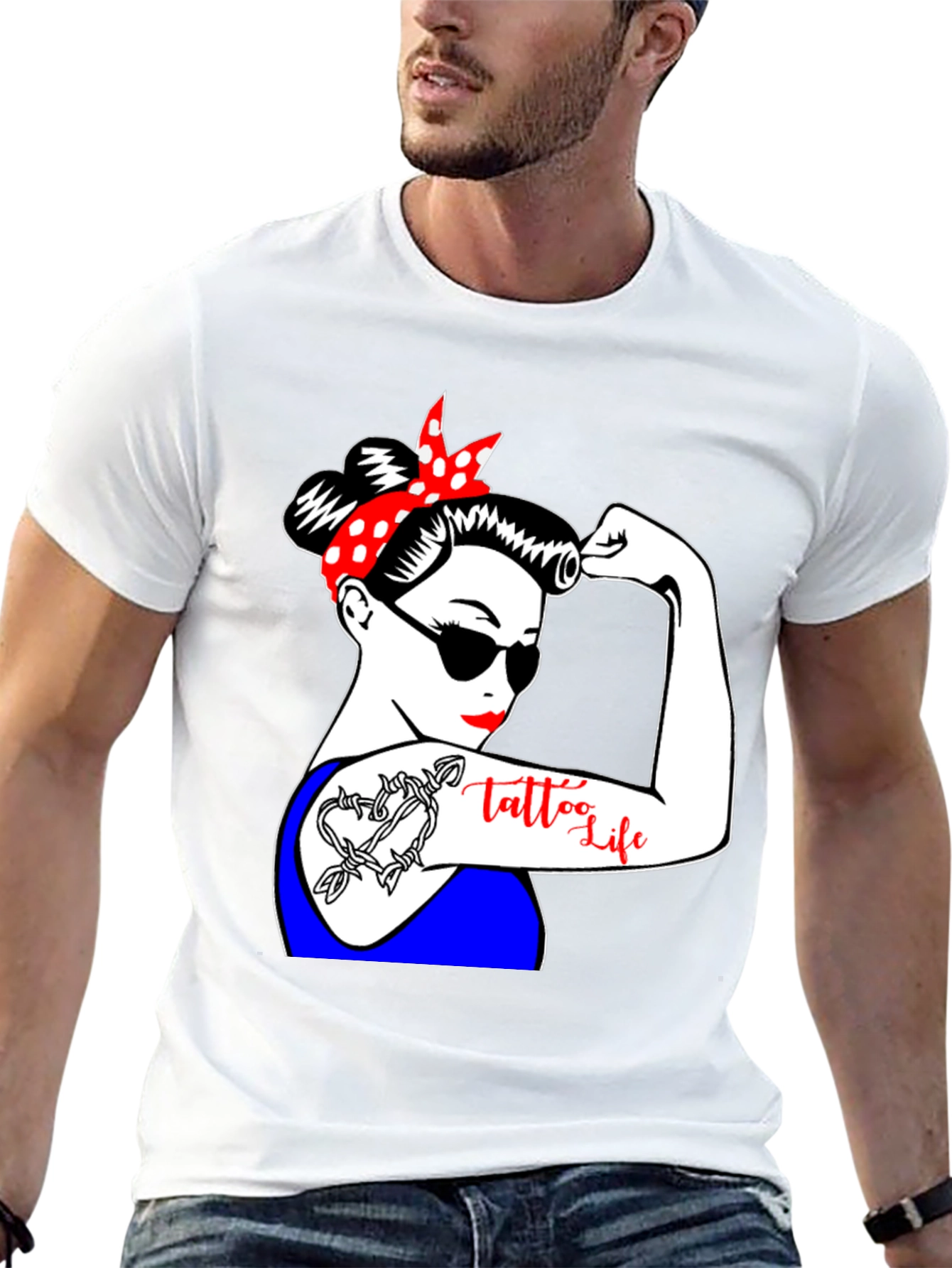Tattooed Rosie the Riveter T-Shirt