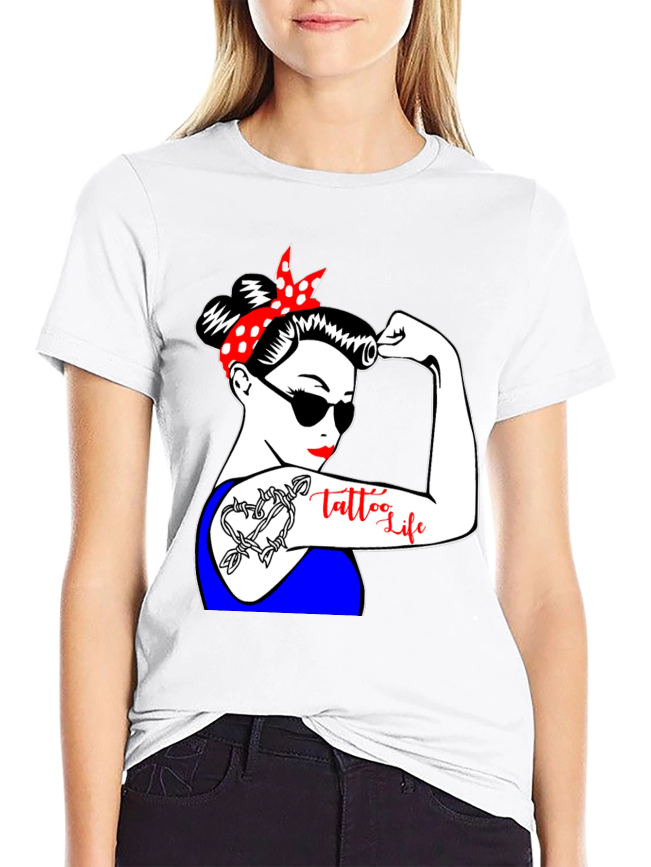 Tattooed Rosie the Riveter T-Shirt