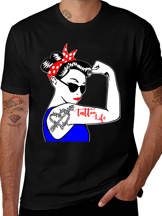 Tattooed Rosie the Riveter T-Shirt