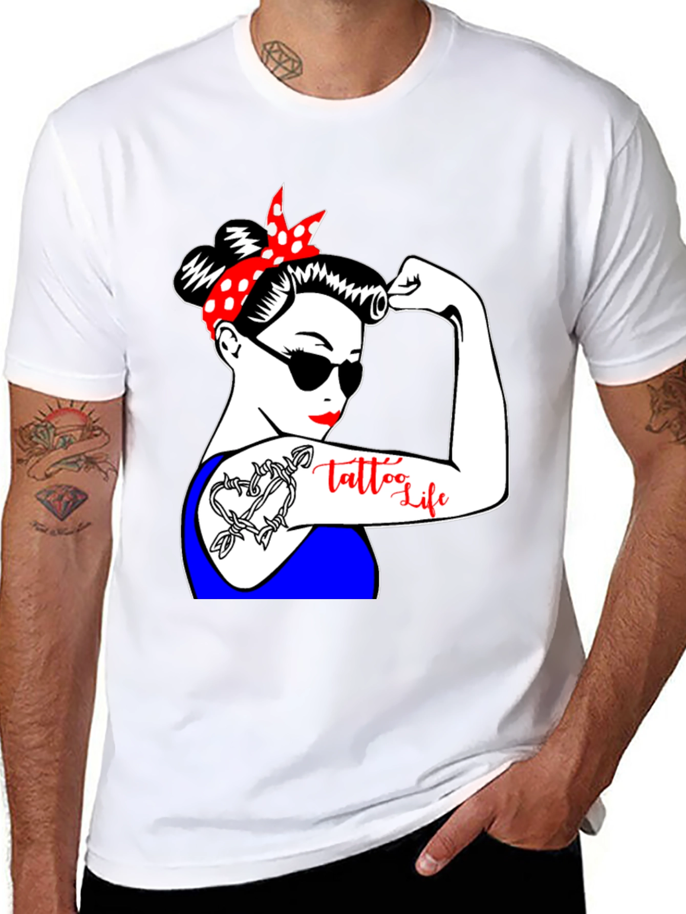 Tattooed Rosie the Riveter T-Shirt
