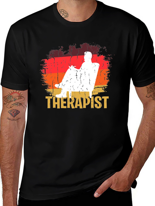 Therapist T-Shirt Retro Vintage Counseling Psychology Tee
