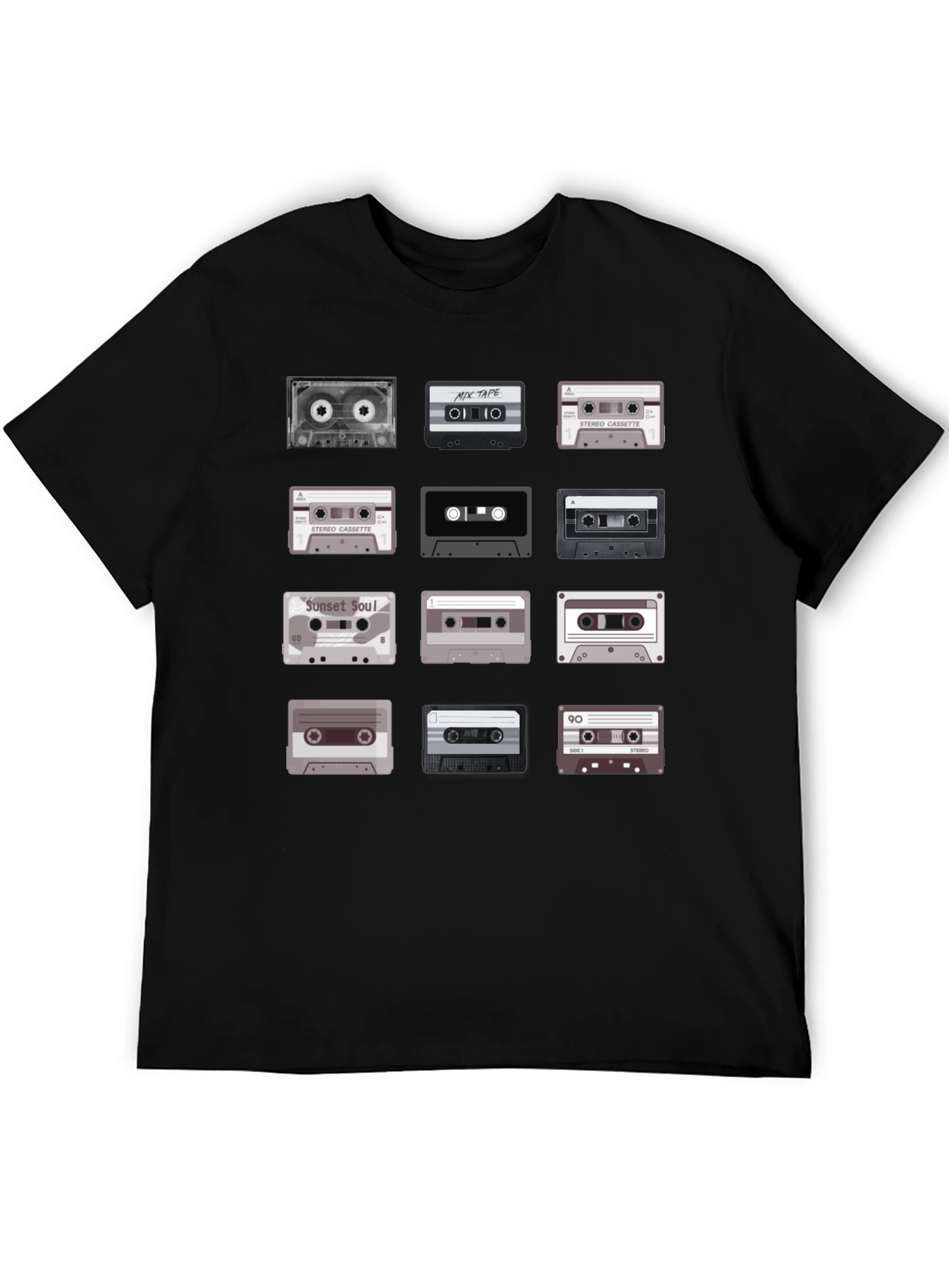 Retro Cassette Tape Graphic Tee - Music Lover T-Shirt