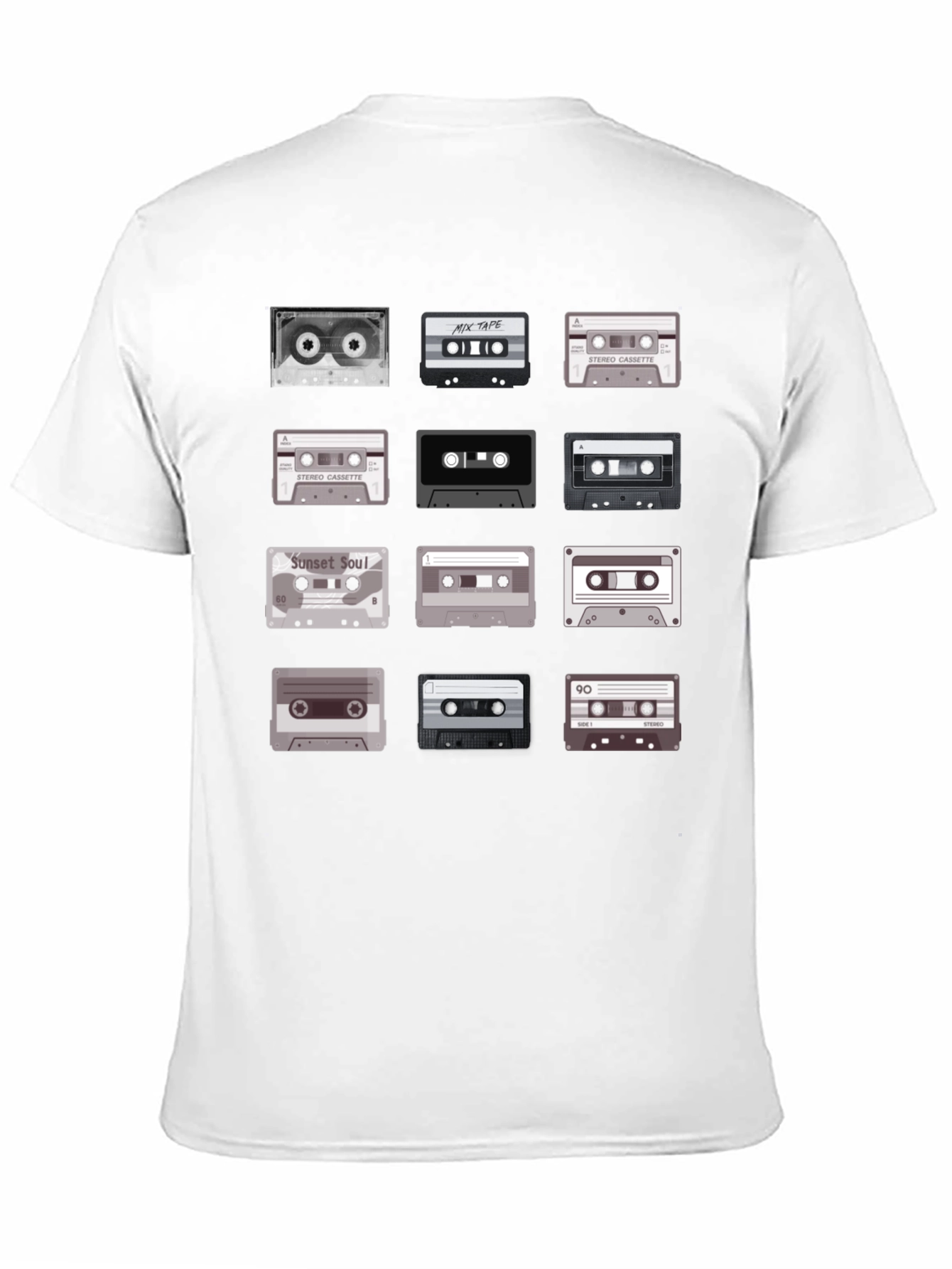 Retro Cassette Tape Graphic Tee - Music Lover T-Shirt