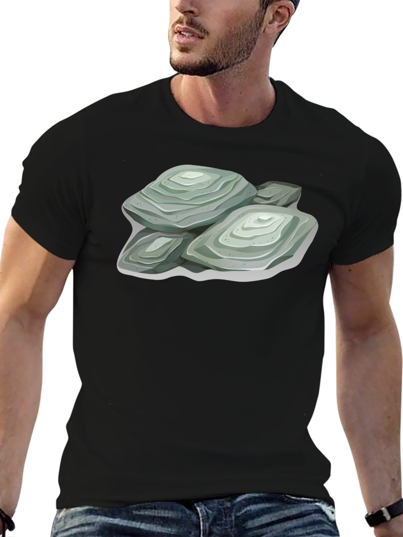 Stacked Stone Graphic Tee - Comfort Fit