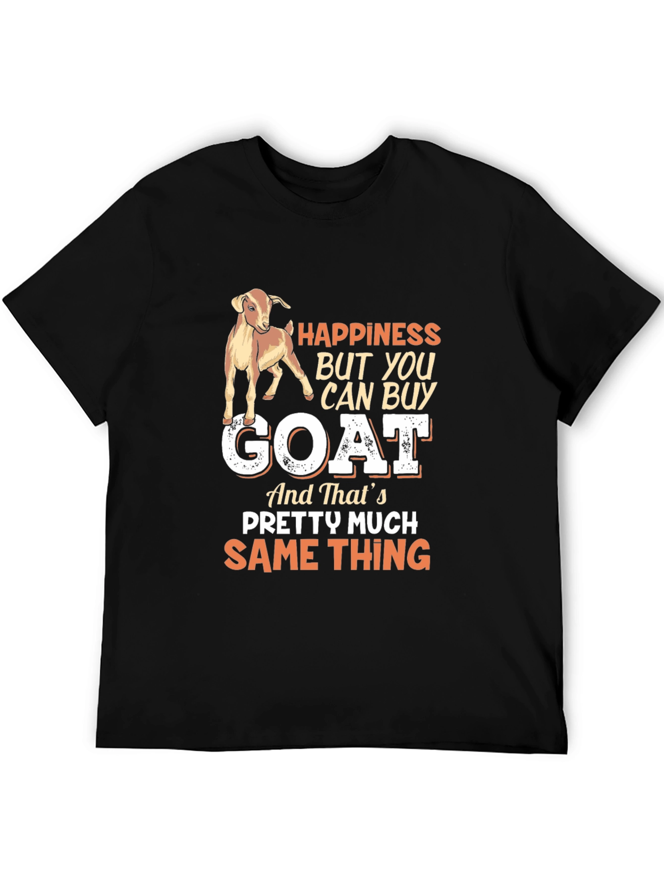 Happiness Goat Graphic Tee