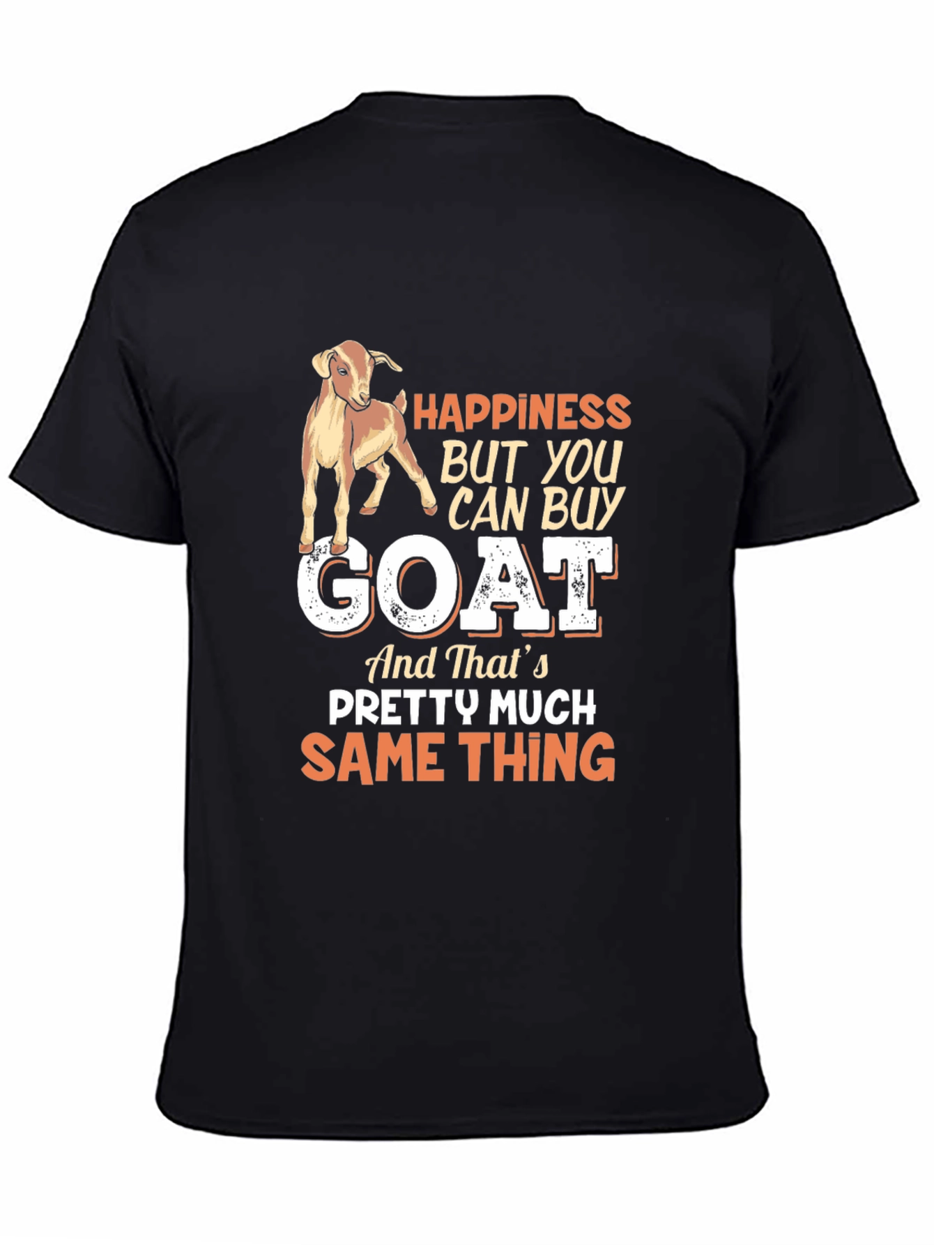 Happiness Goat Graphic Tee