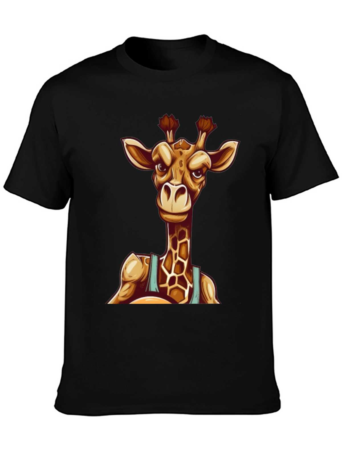 Giraffe Athlete Graphic T-Shirt
