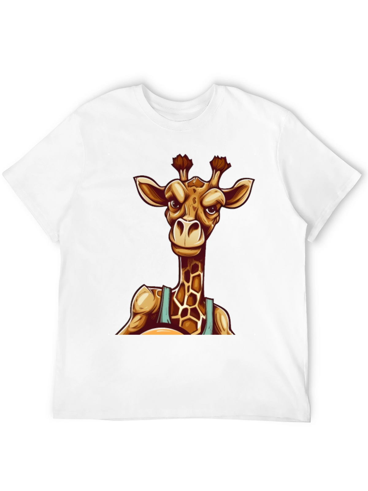 Giraffe Athlete Graphic T-Shirt