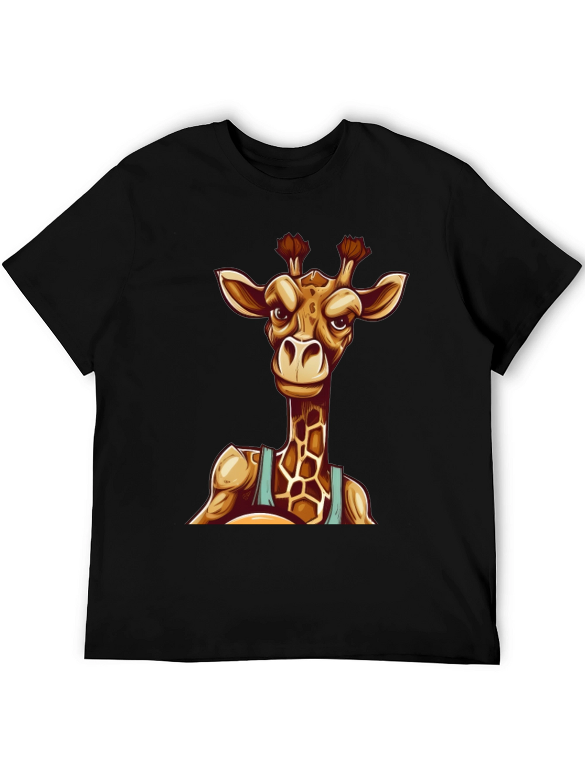 Giraffe Athlete Graphic T-Shirt