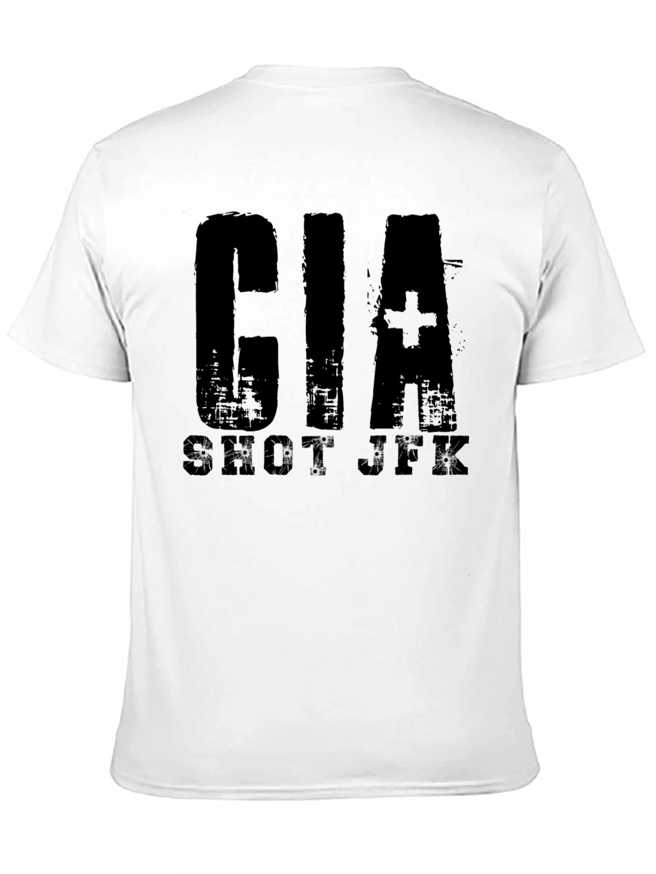 CIA Shut JXK Black Graphic T-Shirt
