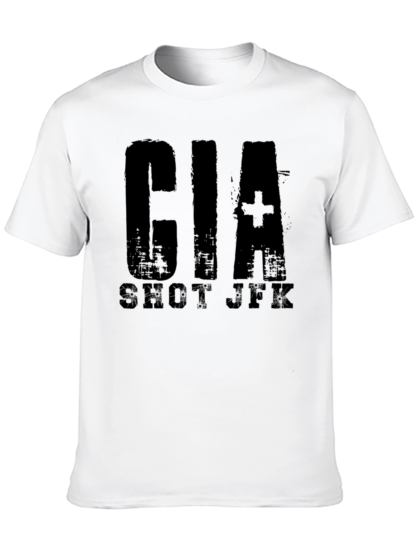 CIA Shut JXK Black Graphic T-Shirt