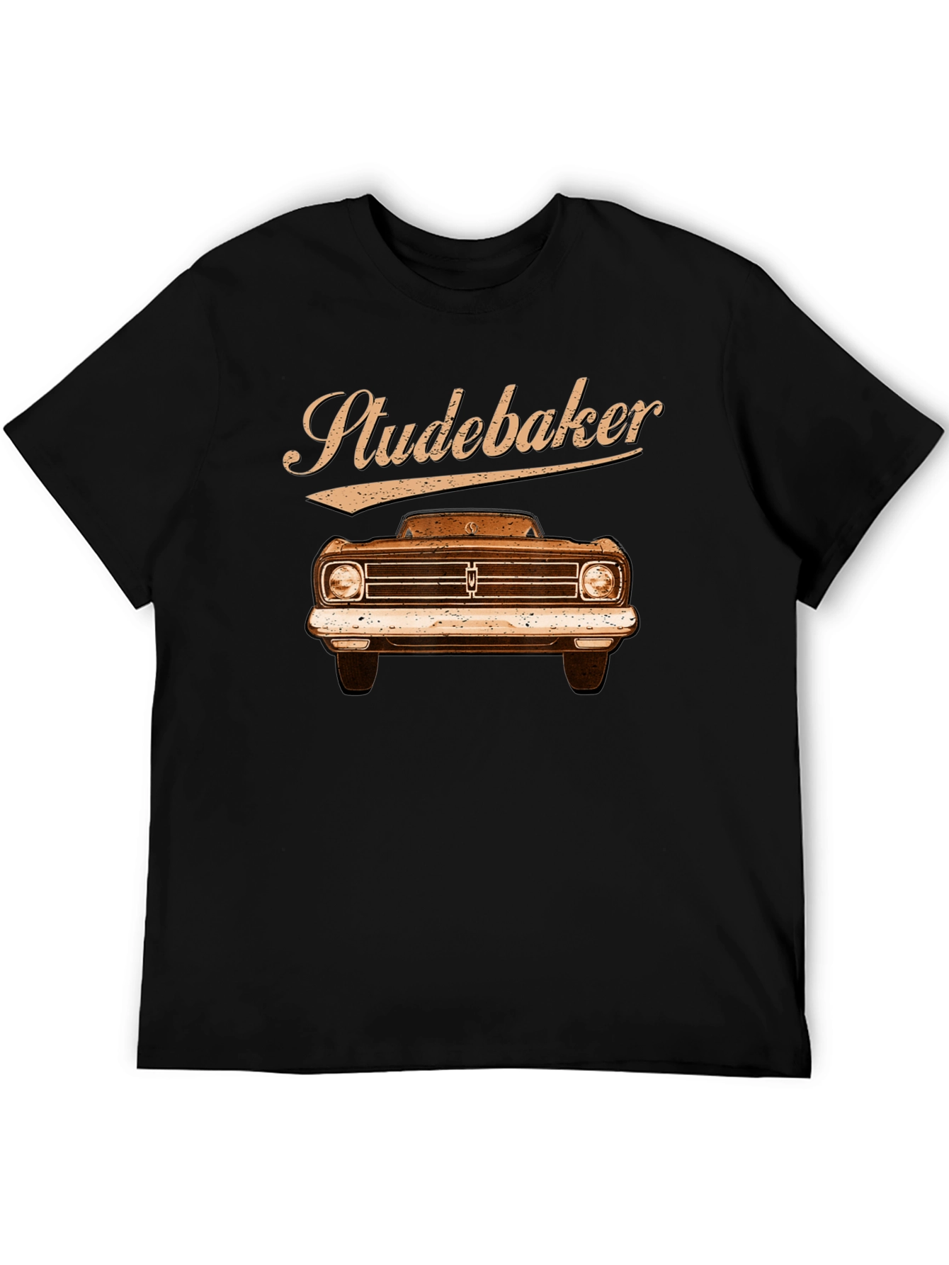 Studebaker Car Graphic Black T-Shirt