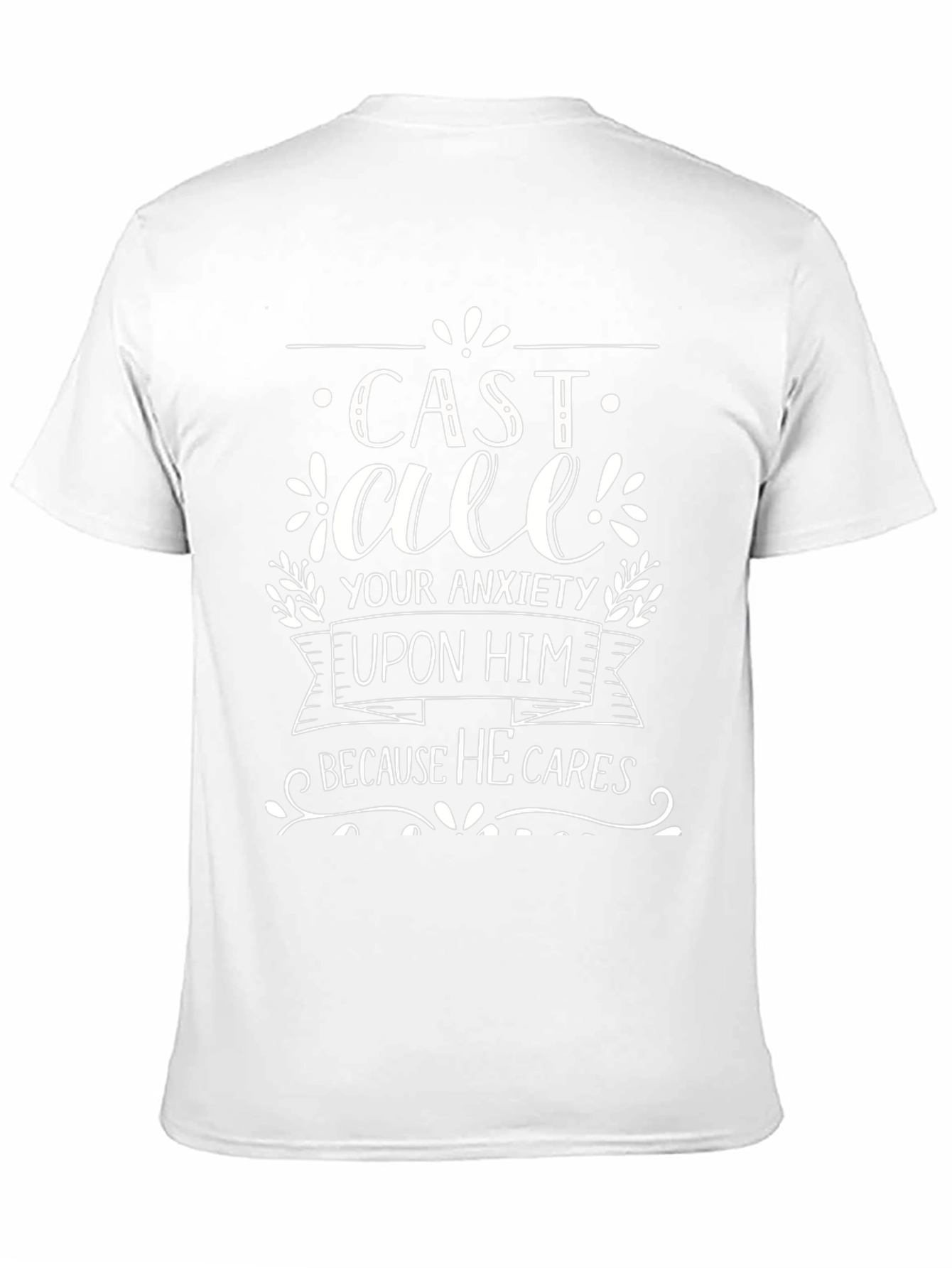 Cast All Your Anxiety T-Shirt - Inspirational Christian Tee