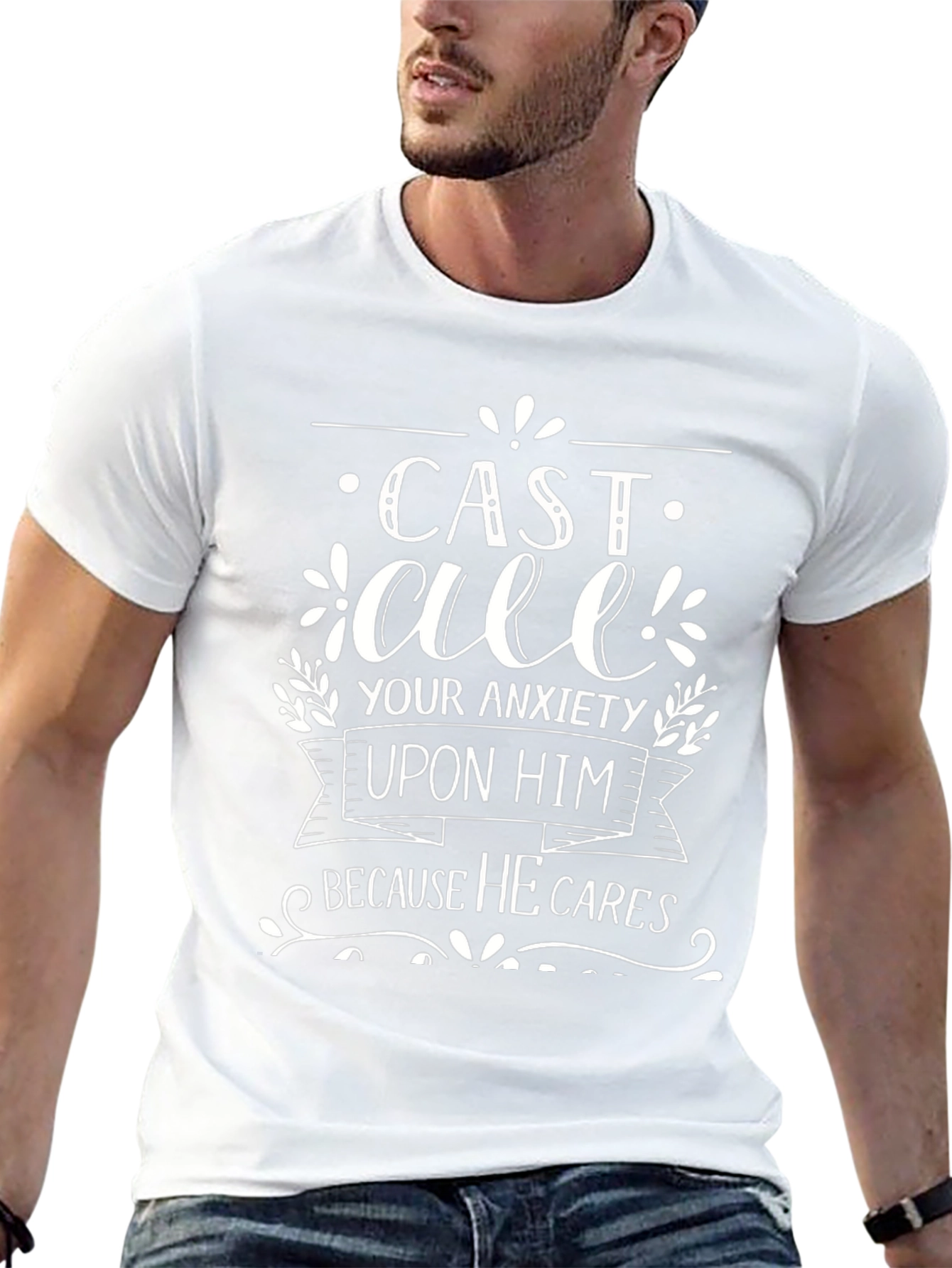 Cast All Your Anxiety T-Shirt - Inspirational Christian Tee