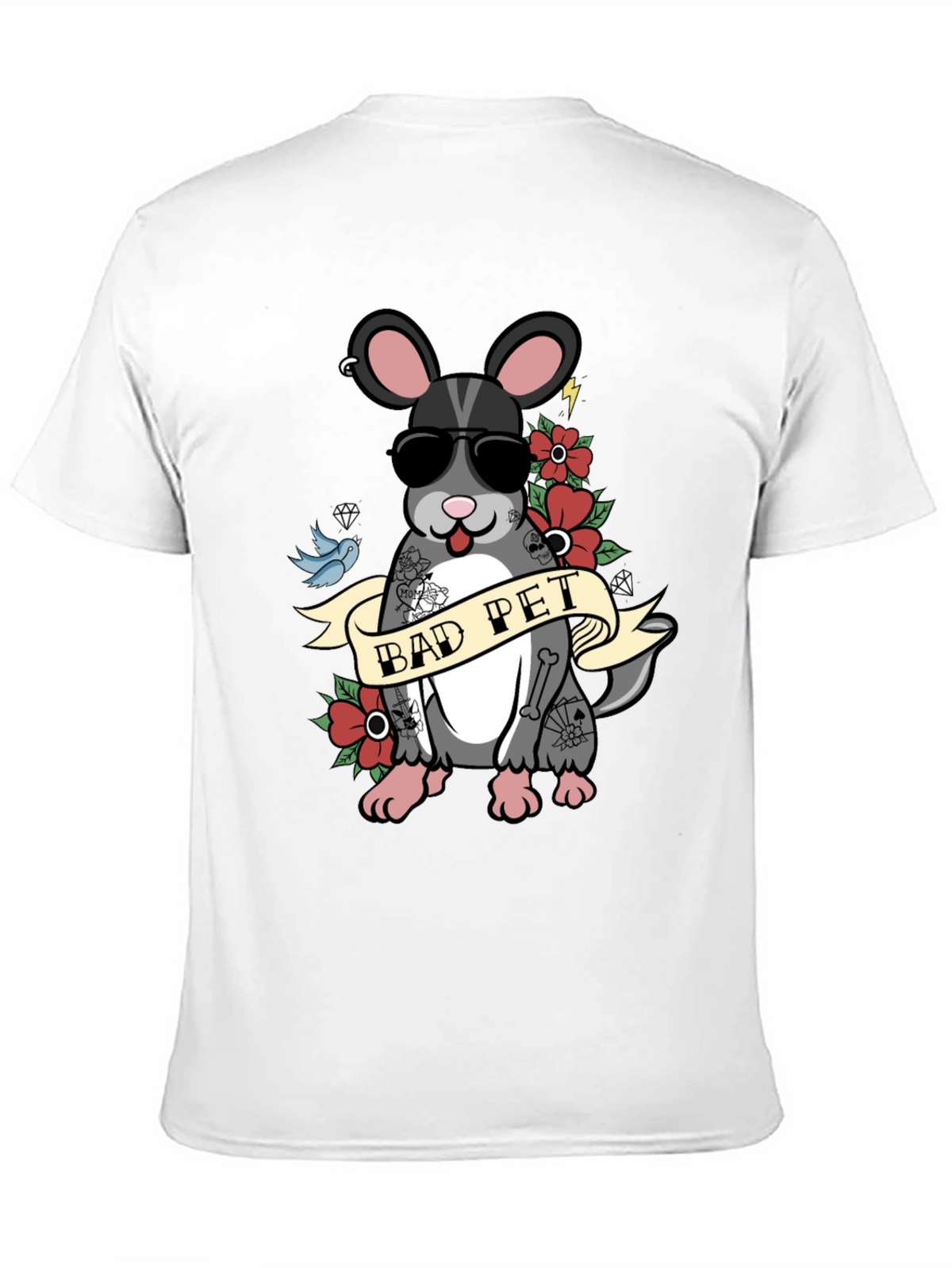 Bad Pet Chinchilla Graphic T-Shirt