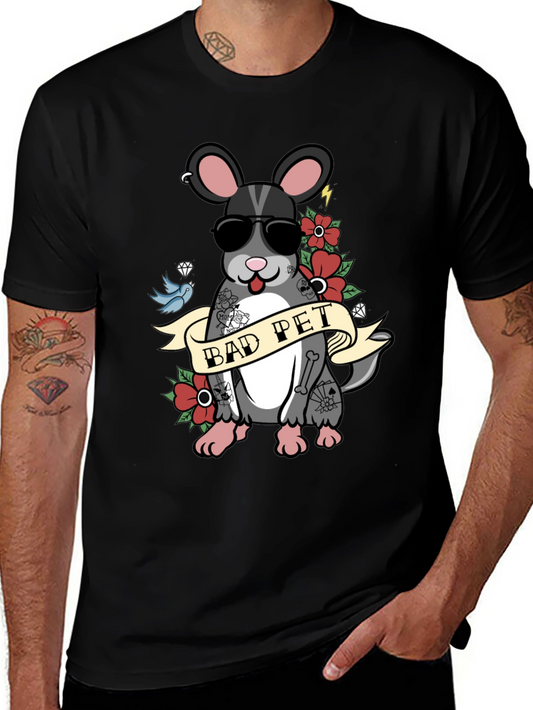 Bad Pet Chinchilla Graphic T-Shirt