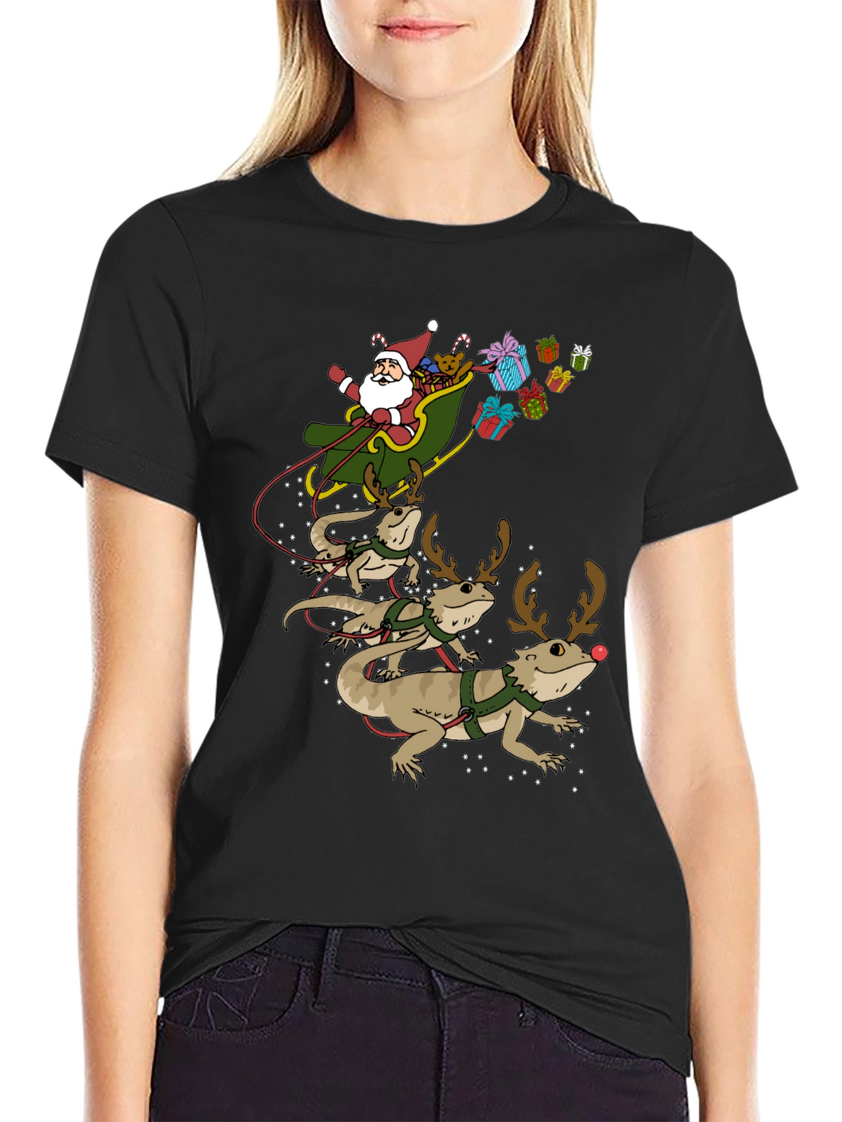Bearded Dragon Christmas T-Shirt