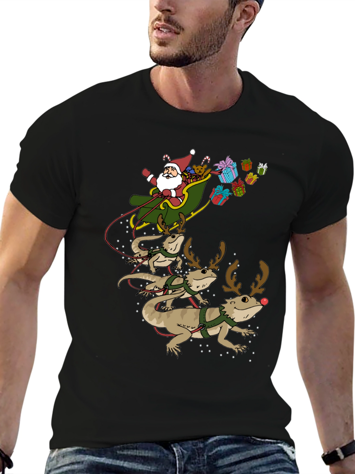 Bearded Dragon Christmas T-Shirt