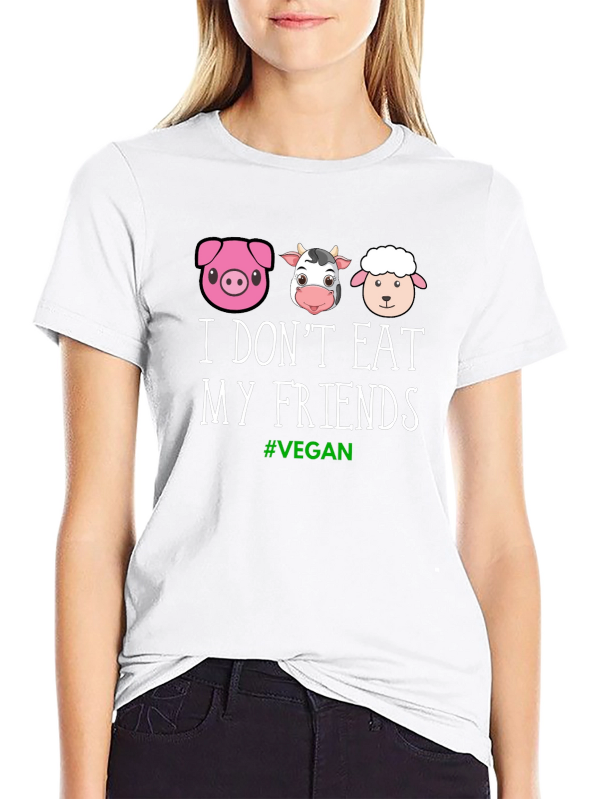 Vegan Friends T-Shirt - Animal Lover Tee