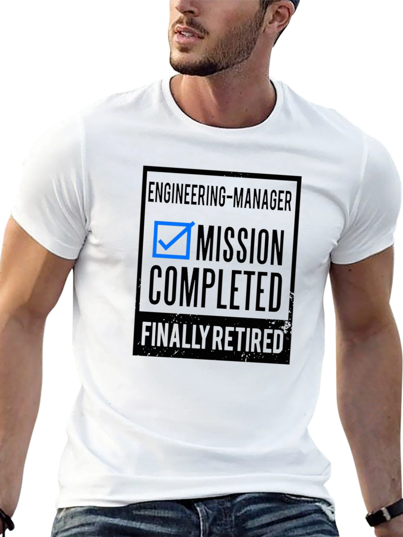 Engineering Manager Mission Completed Retired T-Shirt