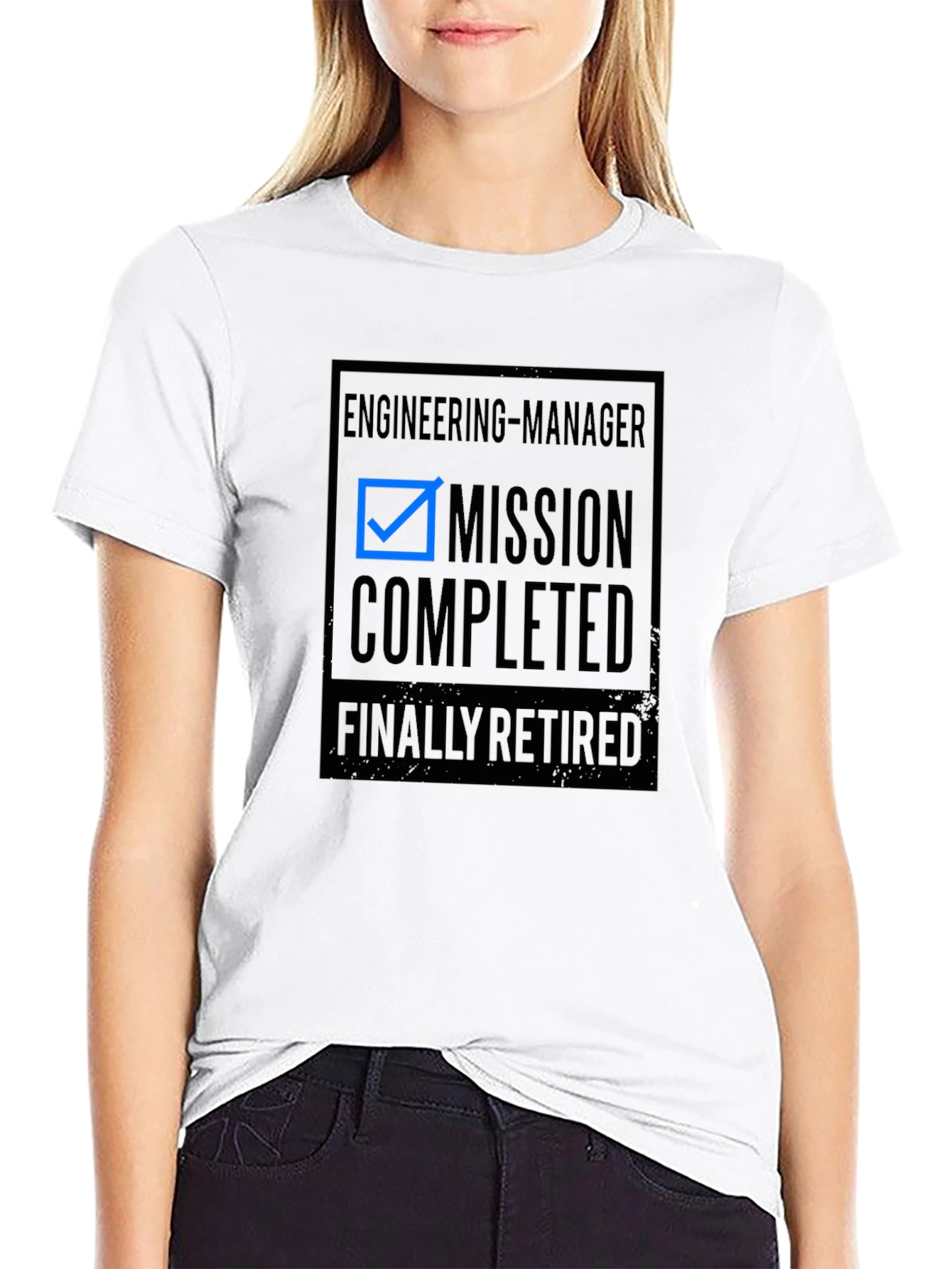 Engineering Manager Mission Completed Retired T-Shirt