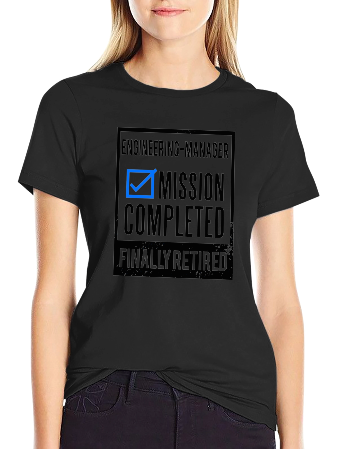 Engineering Manager Mission Completed Retired T-Shirt