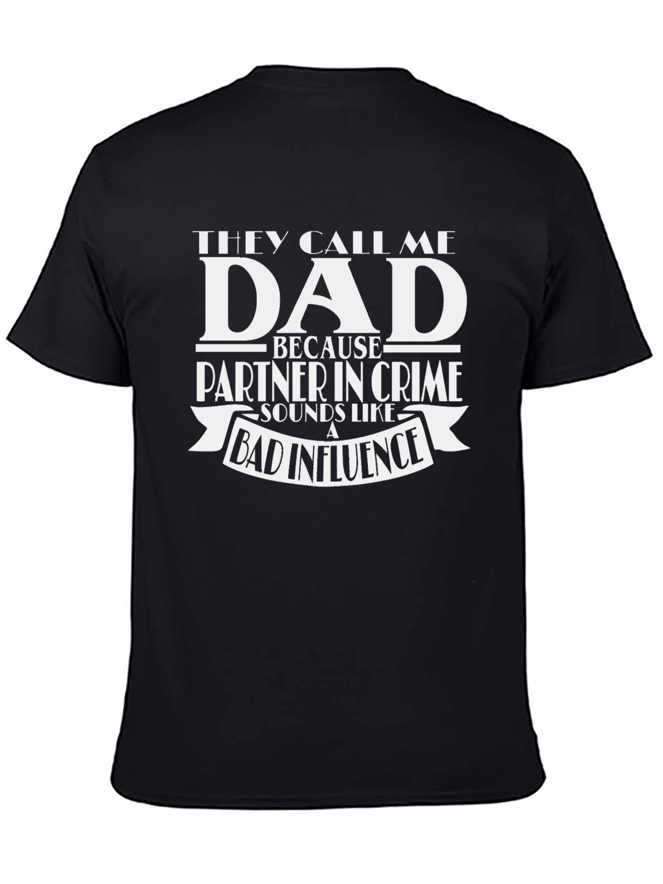 Funny Dad T-Shirt - Partner in Crime Graphic Tee