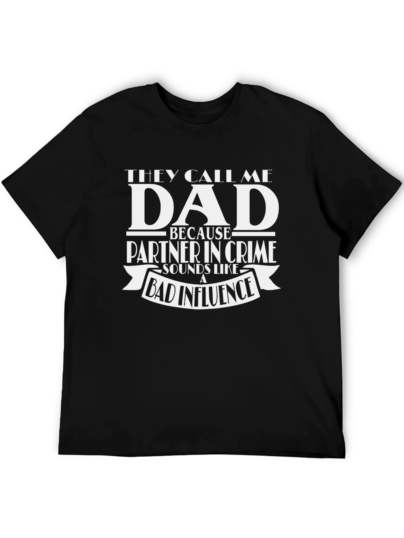 Funny Dad T-Shirt - Partner in Crime Graphic Tee