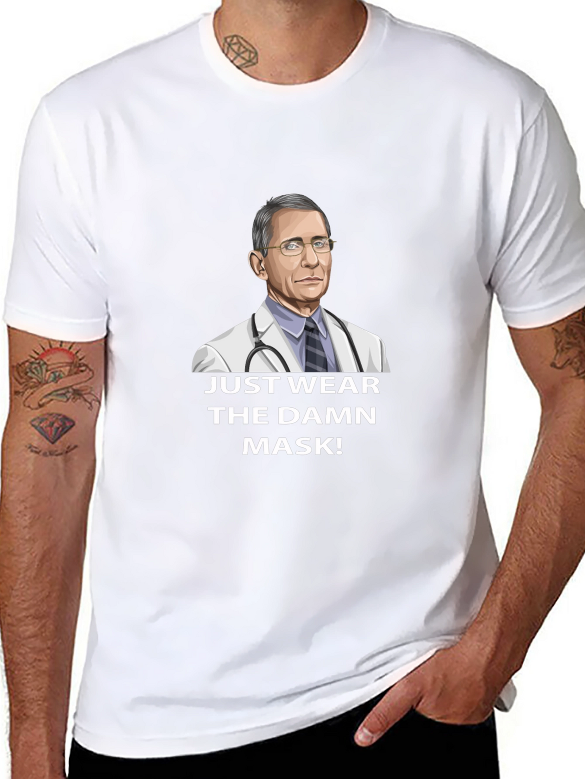 Fauci Just Wear the Damn Mask T-Shirt