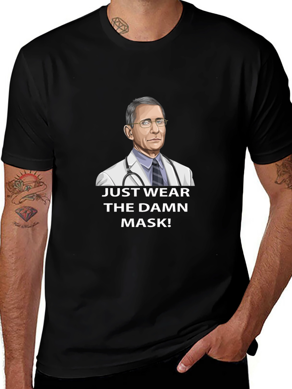 Fauci Just Wear the Damn Mask T-Shirt