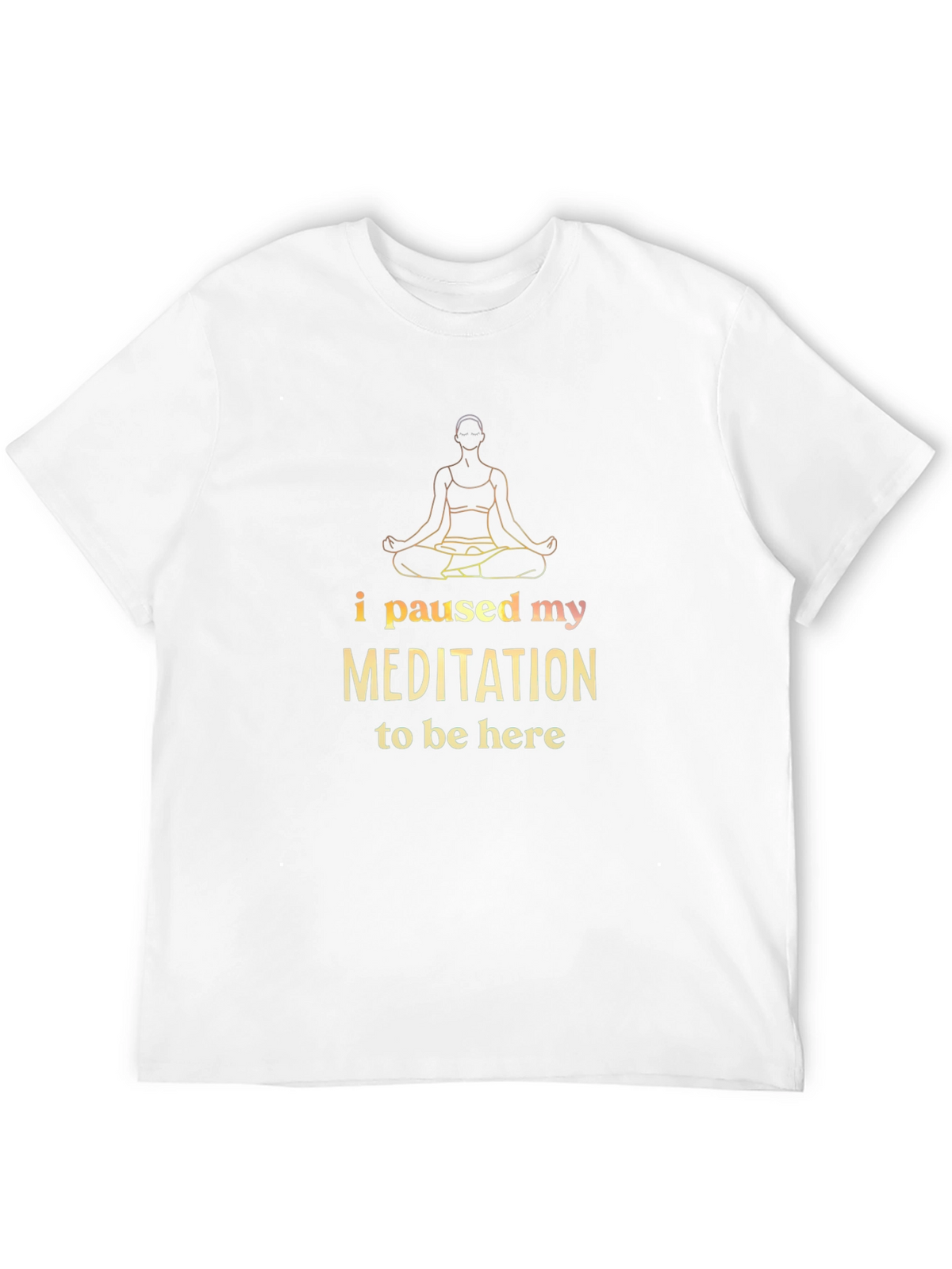 Meditation Break Black T-Shirt
