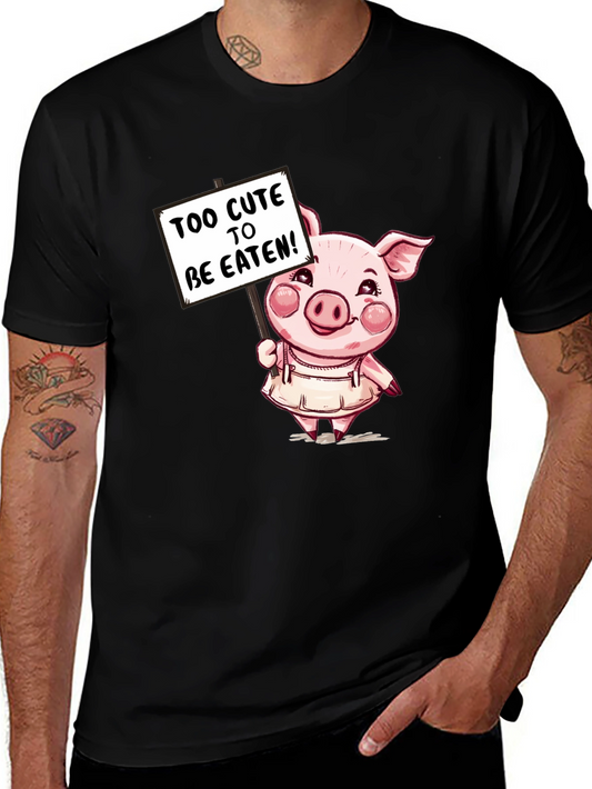 Cute Pig T-Shirt - Too Cute to be Eaten!