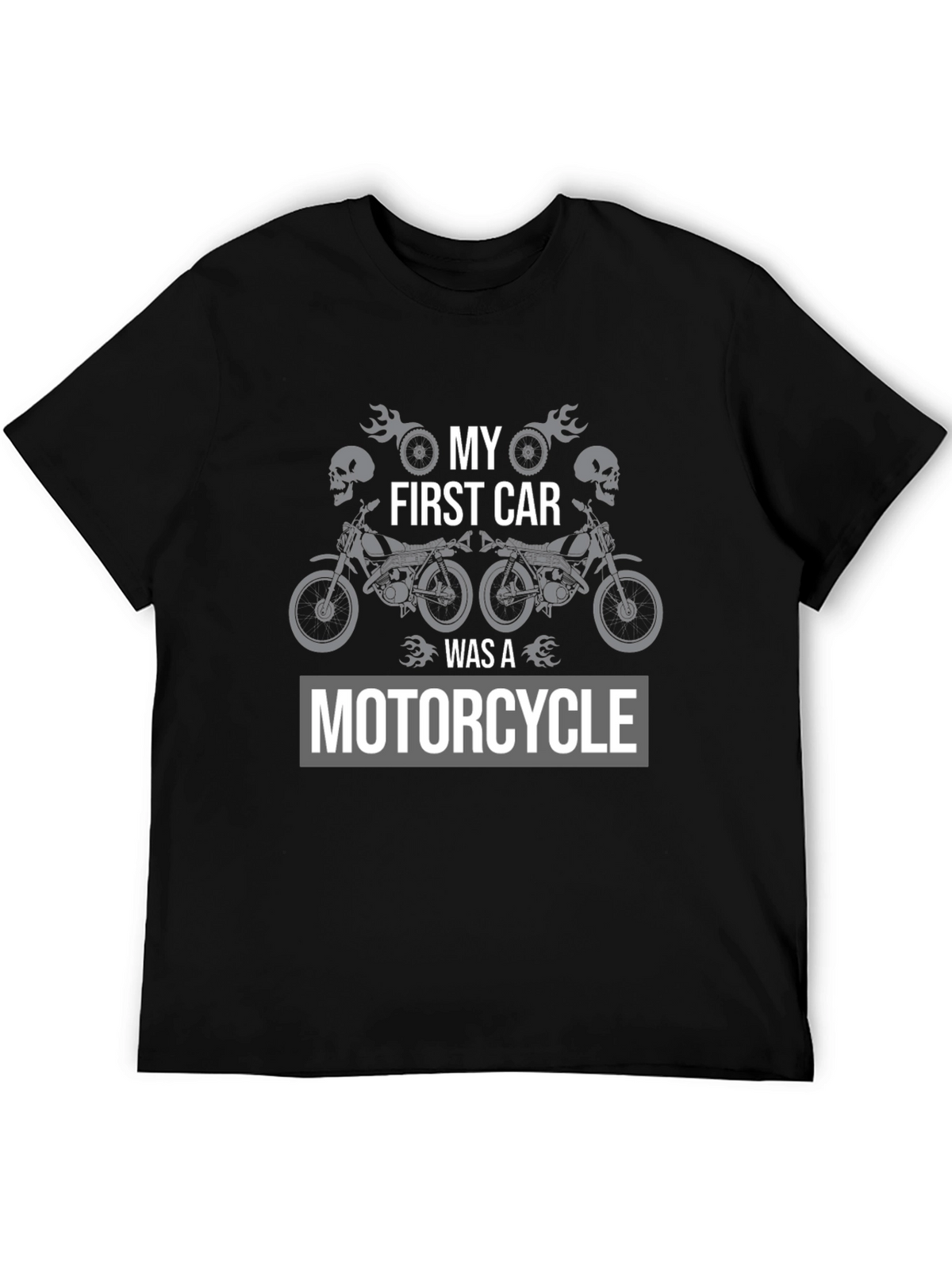 My First Car Motorcycle Graphic Tee